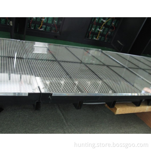 Indoor P10 full color Acrylic glass LED dance floor screen made in China/ shenzhen factory H xxx video LED billboard/LED screen
